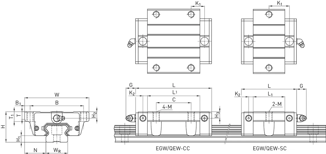 Wózek QEW35SCZ0H