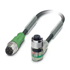 Kabel SAC-4P-M12MS/0,3-PVC/M12FR-3L